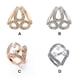 thumbnail image 5 of Minnieouse Bufanda de seda para mujer Clip de anillo Chal de moda Hebilla Titular Broche Moda de boda Bufandas clásicas Sujetador Oro / Perla Type2 NO2, 5 of 6