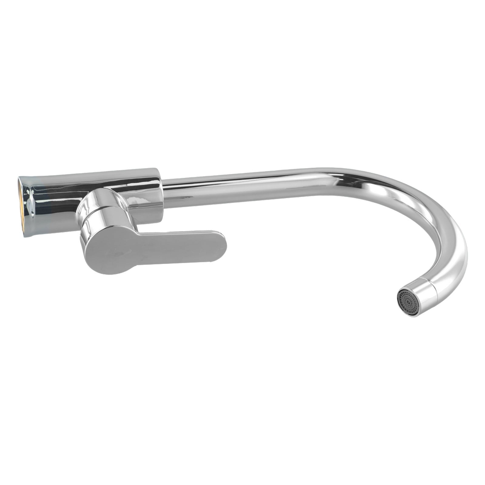 Bathroom Faucet Polished Chrome Plated Swivel Basin Sink Cold Hot Mixer Tap