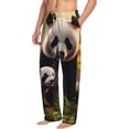 thumbnail image 6 of Pofeuu Forest Panda Print Men's Pajama Pants, Soft Lounge Pajama Pants with big pockets for Men Plaid Pj Bottoms-XX-Large, 6 of 6
