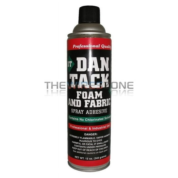 Dan Tack 2012 Professional Quality Foam & Fabric Spray Adhesive Can 12 oz
