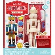 Works of Ahhh Holiday Craft Set - Nutcracker Prince Wood Paint Kit
