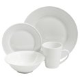 thumbnail image 3 of Gibson Home Service de table 16 pièces en relief Buffet Blanc Céramique fine, 3 of 9