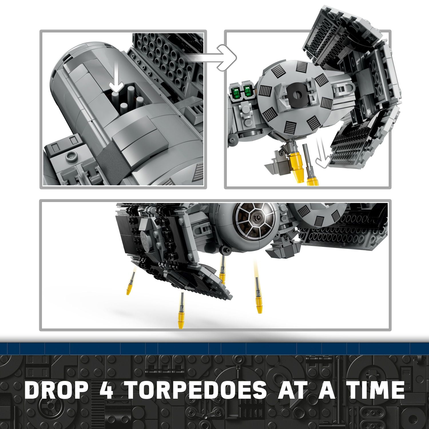 LEGO Star Wars TIE Bomber Starfighter Building Kit 75347 for LEGO Star Wars TIE Bomber Starfighter Building Kit 75347 for
