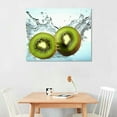 thumbnail image 2 of Nawypu Fruit Wall Art for Kitchen,Vivid Fruits and Ice Picture Home Decor, Cool Summer Canvas Prints in Dining Room (Waterproof Artwork, Bracket Mounted Ready Hanging), 2 of 4