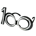 thumbnail image 5 of 100th Birthday Glasses - 6 Pairs Black 100 Years Old Glasses with Rhinestones Frame, Funny Plastic Costume Photobooth Props for 100th Anniversary Party Decorations, 5 of 5