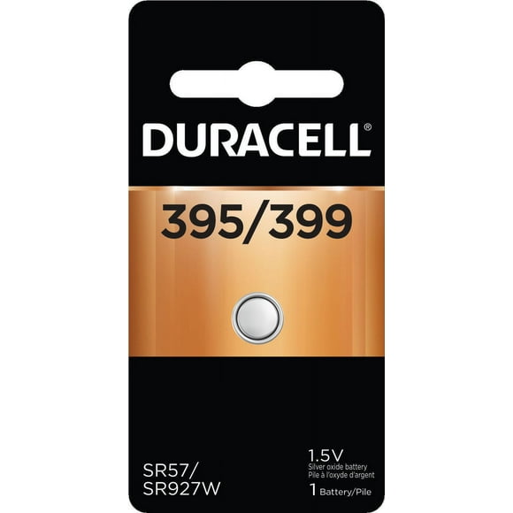 Duracell 395/399 1.5V Silver Oxide Watch/Electronic Coin Battery, 1 Pack