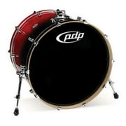 PDP PDCB1824KKCB Cherry To Black Fade - Chrome Hardware Kit Drums, 18 x 24