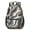 Black and Gold Marble Pattern, variant on Black and Gold Marble Pattern 17" Waterproof Oxford School Backpacks for Teens, S-Shape Padded Straps, for School, Travel, Hiking, Camping