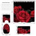 thumbnail image 1 of Bathroom Set Valentines Day Machine Washable with Rug Accessories, 1 of 6