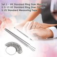 thumbnail image 3 of Mandrin de Mesure en Aluminium, Outil de Mesure de Taille de Doigt avec Jauge de Mesure, Ruban de Mesure pour Mesure de Taille de Bague, Ensemble de 1, 3 of 5