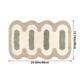 thumbnail image 2 of Alfombra suave para el dormitorio, Faux Cashmere, Beige, 40x60cm, 2 of 7