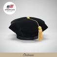 thumbnail image 7 of CLERKMANS Deluxe Doctoral Graduation Gown with Tam, Unisex, Gown & 6 Sided Tam, 7 of 7