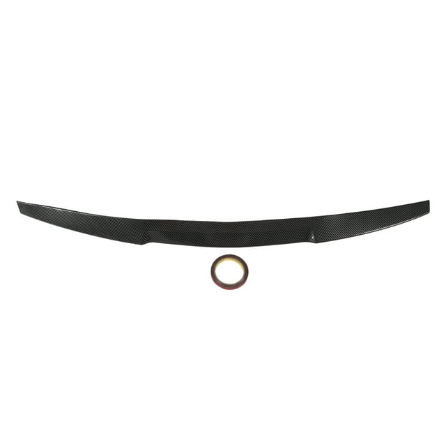 Alerón trasero de goma estilo fibra de carbono, alerón trasero para maletero, modificación Universal para coche, 121cm x 7,5 cm Jadeshay A