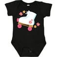 thumbnail image 3 of Inktastic Roller Skate Flowers Girls Baby Bodysuit, 3 of 5