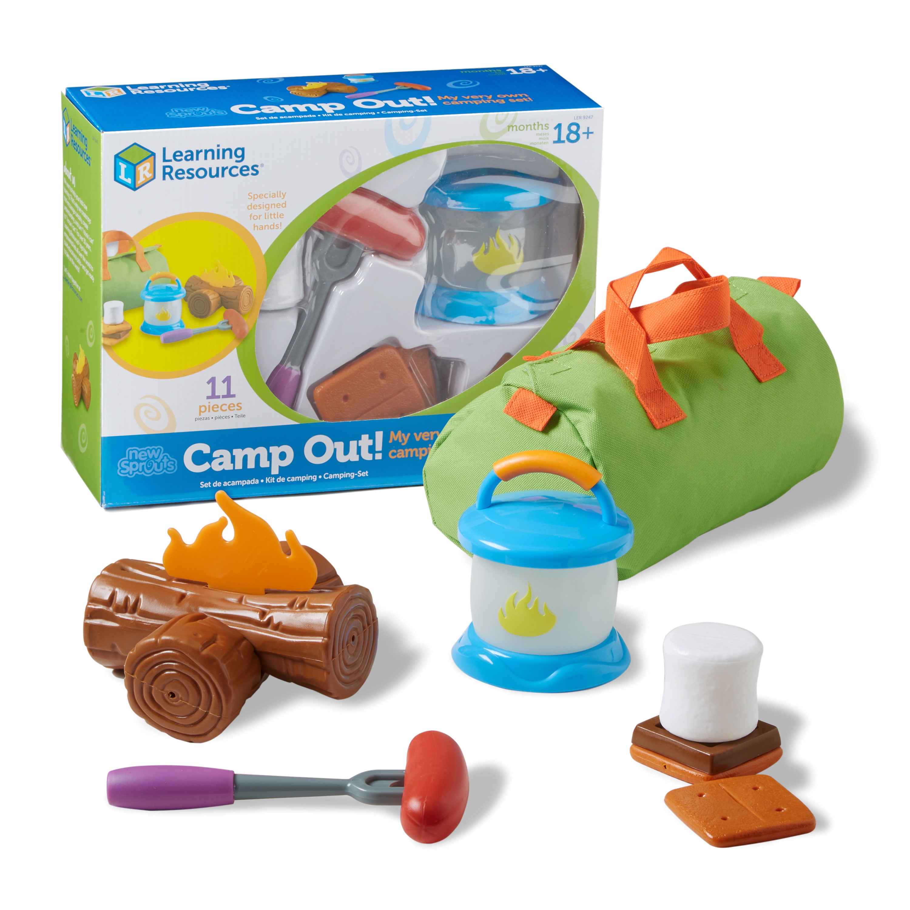 Learning Resources New Sprouts Camp Out! Imaginative Play, Camping Toy
