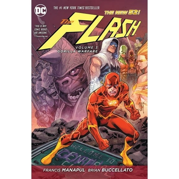 Flash (DC Comics Numbered) The Flash Vol. 3: Gorilla Warfare (the New 52), Book 03, (Paperback)