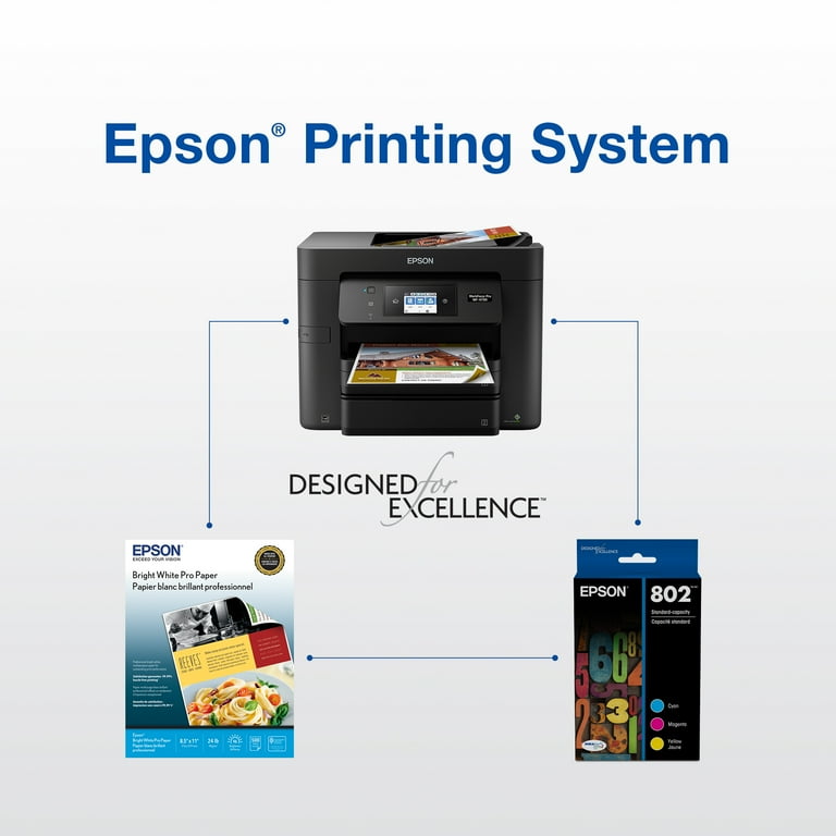 Epson, Ink Printer Color Multi-Pack, 802, Standard-capacity