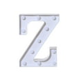 thumbnail image 2 of Alphabet LED Letter Lights Light Up White Plastic Letters Standing Hanging Z, 2 of 3