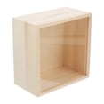 thumbnail image 2 of Shisuyan Unfinished Wooden Storage Box Decorative Jewelry Box Treasure Chest Gift Packing Box with Clear Lid, 2 of 8