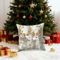 thumbnail image 4 of Tarmeek Christmas Pillow Covers 18x18 Inch Christmas Decorations, Seasonal Winter Xmas Holiday Decor Reindeer Throw Pillow Covers for Home Decor Christmas Decorations Indoor, 4 of 6