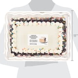 Freshness Guaranteed 1/4 Sheet Confetti Drip Cake 65oz Moist Double ...