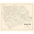 thumbnail image 3 of Walsh 13x12 Black Modern Framed Museum Art Print Titled - Ellis County Texas - Walsh 1879, 3 of 5