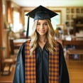 thumbnail image 6 of Kdxio Fall Buffalo Plaid Graduation Stole Class, Graduation Sash, Unisex Adult 36" Academic Commencements-Sharp Corner, 6 of 7