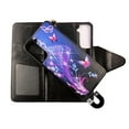 thumbnail image 3 of Case For Samsung Galaxy S20 FE S20 Fan Detachable Magnetic Wallet Pu Leather Cover Flap Closure Snap-on Book Style Cases Cash Pocket Card Slots Holder Wrist Strap 2 in 1 Folio Galxy Butterfly, 3 of 3