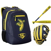 Louisville Slugger Savannah Bananas Tee Ball Bat, Glove and Bag Bundle