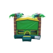 JumpOrange Commercial Grade Bounce House for Kids and Adults (with Blower), Tropical Theme