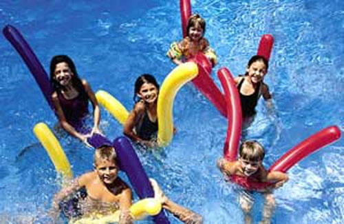 inflatable swim noodles