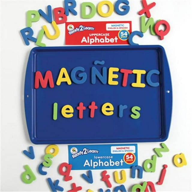 Center Enterprises CE6908 Ready2Learn Lowercase English-Spanish Magnetic Letters