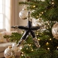 thumbnail image 5 of Steadline Christmas Hanging Pendant,Transparent Acrylic Snowflake Ornament Inlaid Shiny Sequins Built In Hanging Loop,Reusable Crystal Decor For Xmas Tree Window Indoor Holiday Party Layout, 5 of 7