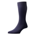 thumbnail image 2 of Pantherella Men's Navy Classic Collection Danvers Mid Calf Dress Sock - 8.5-11, 2 of 2