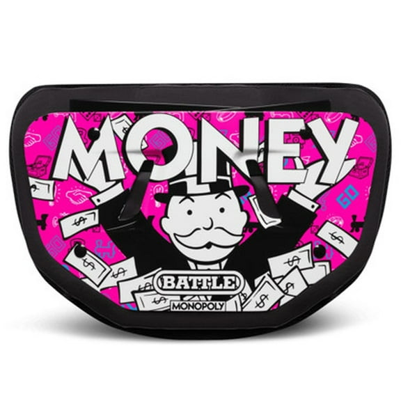 Battle Sports  Adult Backplate "Money Man 3.0" - Neon Pink