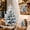 Xmas07, variant on Holographic Lighted Tabletop Christmas Tree Transparent Plastic Geometric Tree With LED Lights Star Topper for Home Decoration