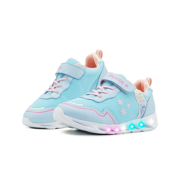 Tropicana Tenis Luces Frozen Niña Azul Tornasol azul cielo 21