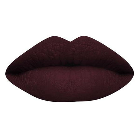 LA-Splash Cosmtics Velvet Matte Liquid Lipstick - Color : Black Tie (The Best Black Lipstick)