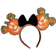 Loungefly: Disney Mickey-O-Lantern Glow in the Dark Ears Headband