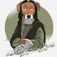 thumbnail image 3 of CafePress - Mona Lisa Dog T Shirt - Cute Toddler T-Shirt, 100% Cotton, 3 of 4