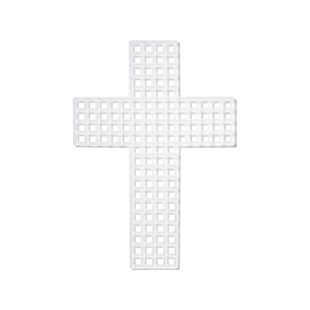 Christian Craft Supplies Cross Plastic Canvas Plastic Canvas Shape