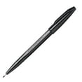 Pentel Sign Felt Pens, Fine Point, Black Ink, Dozen (S520-A