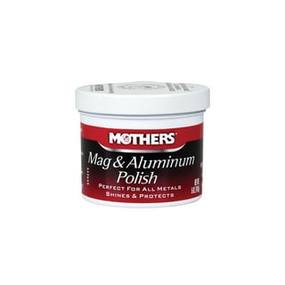Mothers Mag & Aluminum Polish 5 oz Bundle with Microfiber Cloth (3 Items)