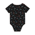 thumbnail image 2 of Daiia Hawaiian Style Printed Unisex-Baby Short Sleeve Onesies Bodysuits Baby Climbing Clothes Soft and Comfortable Romper with Expandable Shoulder Design-6 Months, 2 of 8