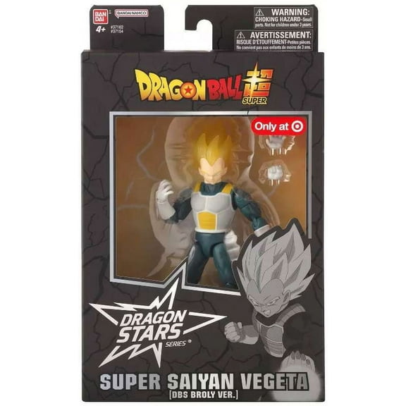 Bandai America Dragon Ball Dragon Stars Series Super Saiyan Vegeta Action Figure