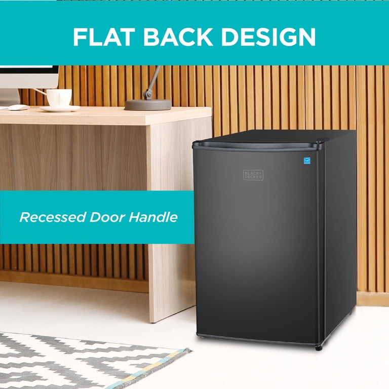 BLACK+DECKER Mini Freezer Fridge Combo, 2.5 Cu. Ft. Refrigerator