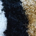thumbnail image 3 of Rugsotic Carpets Hand Tufted Shag Polyester Eco-Friendly Area Rugs - 6'x6', Round, Black, Plain Solid Design, High Pile Handmade Anti Skid Rugs for Living Room, Bed Room K00002, 3 of 6