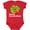 Red, variant on Inktastic Merry Chrismukkah Boys or Girls Baby Bodysuit