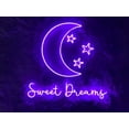 thumbnail image 2 of Handmadetneonsign Sweet dreams Led Sign, Sweet dream Led Sign, Wall Decor, Bar Neon Sign, Custom Neon Sign, Pub Led Sign, Neon Sign, Bedroom decor, Wall Décor, 2 of 5