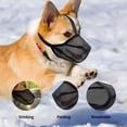 thumbnail image 4 of Minzimin Dog Muzzle, Soft Mesh Covered Muzzles for Small, Medium, Large and X-Large Dogs, Muzzle with Adjustable Straps, Prevent Barking, Biting, and Accidental Ingestion, 4 of 5
